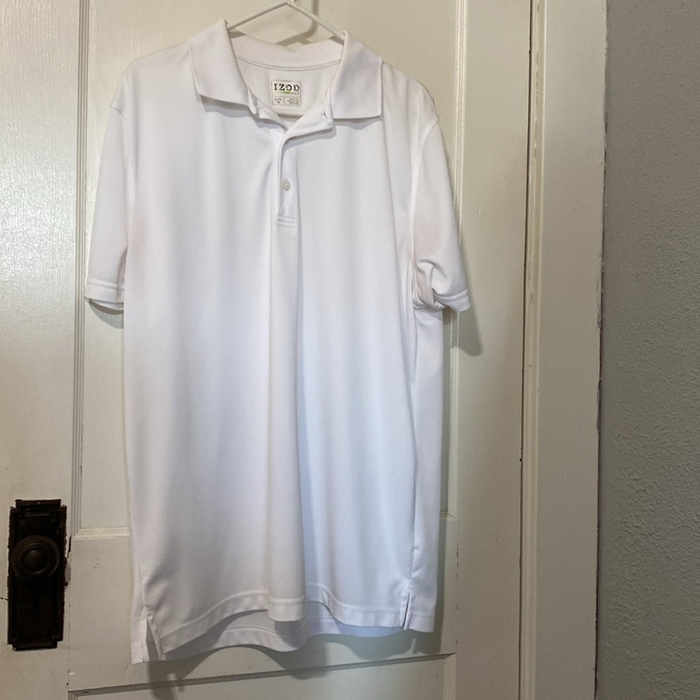 Izod White Polo Shirt